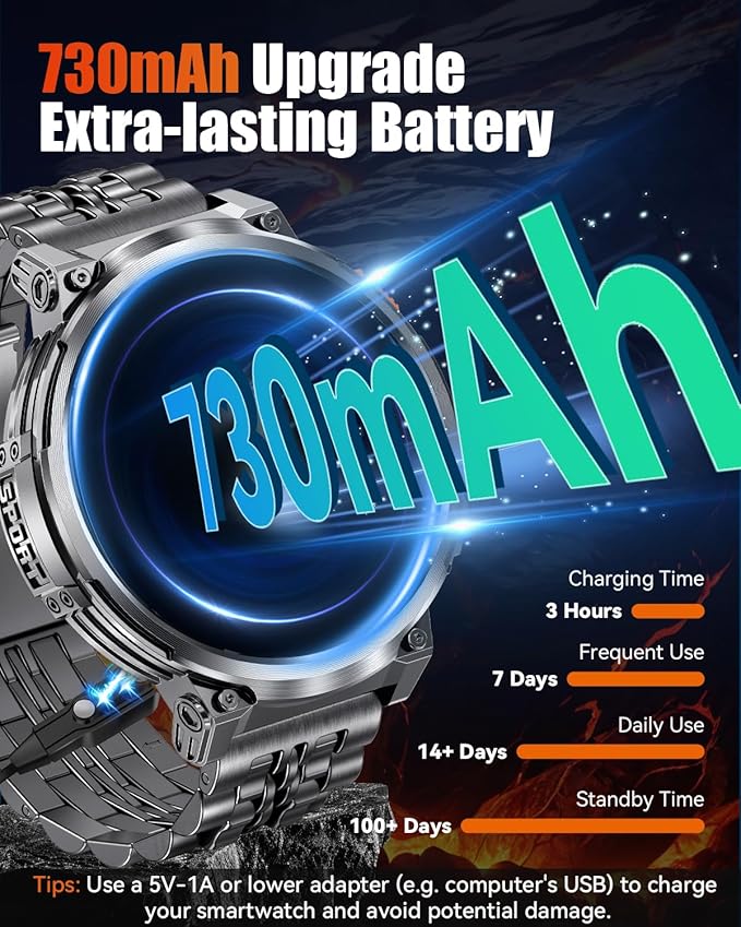 Stainless Steel Smart Watch
